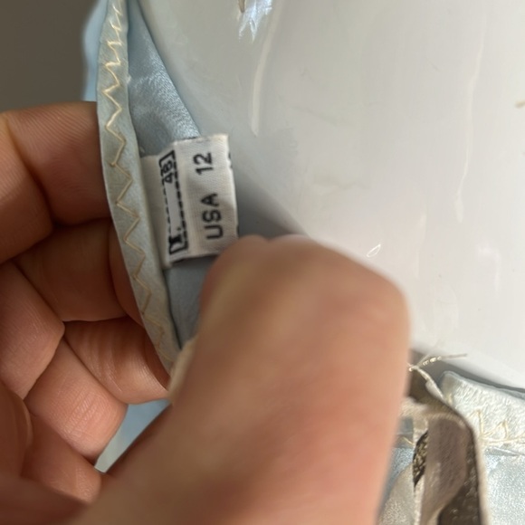 Voyage 1990’s Size 12 Long Maxi 100% Silk Mesh Chantilly Lace Low Waist Skirt - Picture 10 of 11